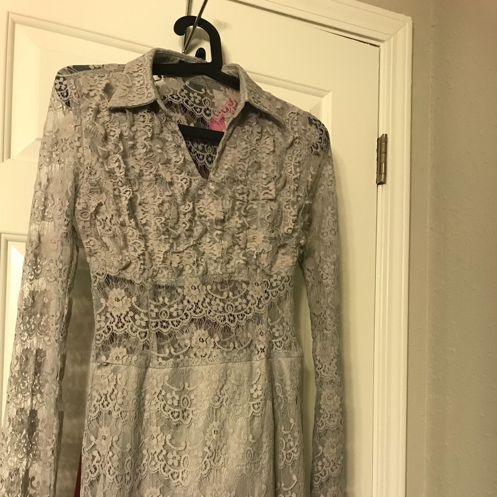 Gray dress